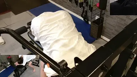 Stretch-man webcam model stream image