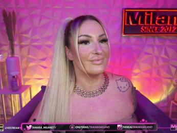 TamaraMilano webcam model stream image
