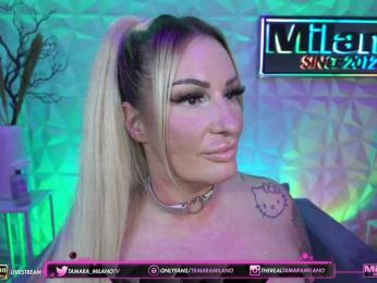 TamaraMilano webcam model stream image