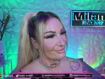 TamaraMilano webcam model stream image