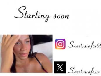sweetsarafoxxx webcam model stream image