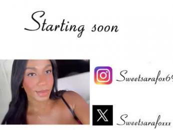 sweetsarafoxxx webcam model stream image