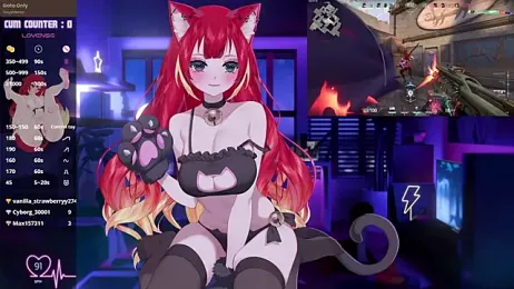 LewdFoxy_VT webcam model stream image