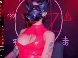 depresion-black webcam model stream image