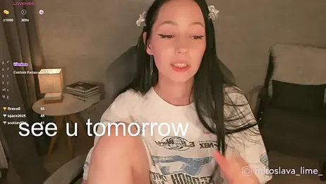 MiroslavaLime webcam model stream image