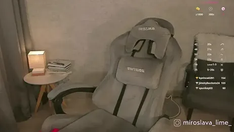 MiroslavaLime webcam model stream image